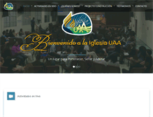 Tablet Screenshot of iglesiauaa.org